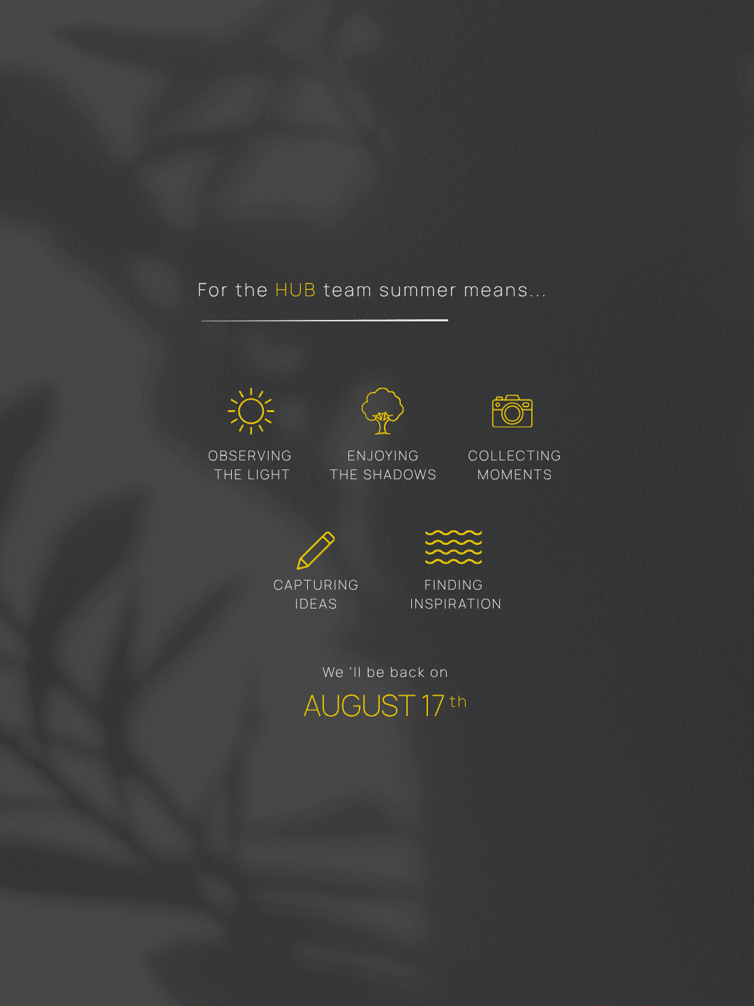 An Ode to Summer Light